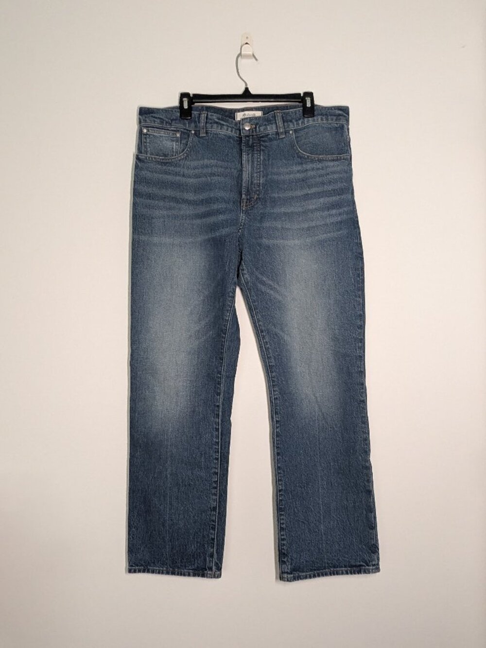 Madewell Longline Straight Jeans, Medium Wash, Size 32